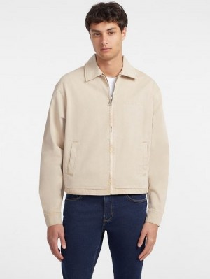 Guess Twill Jacket Beige | GUESS-SN30791