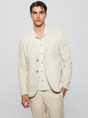Guess Tyron Blazer Beige | GUESS-SN30766
