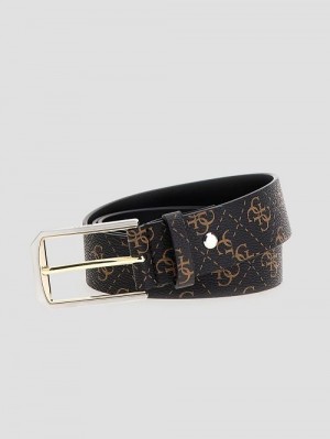 Guess Vezzola Buckle Belt Zwart | GUESS-SN31840