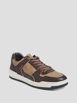 Guess Vicenza Low-Top Sneakers Bruin | GUESS-SN31879