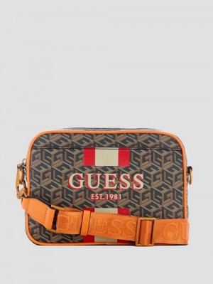 Guess Vikky Camera Bag Zwart | GUESS-SN28799