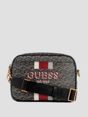 Guess Vikky Camera Bag Zwart | GUESS-SN28811