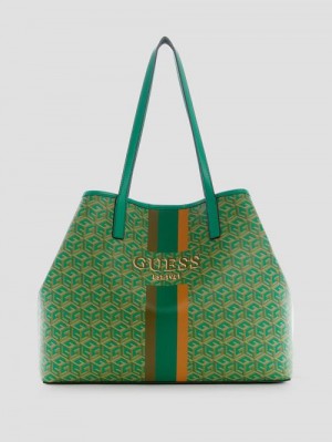 Guess Vikky Large Tote Groen | GUESS-SN29408