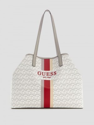 Guess Vikky Large Tote Wit | GUESS-SN29445