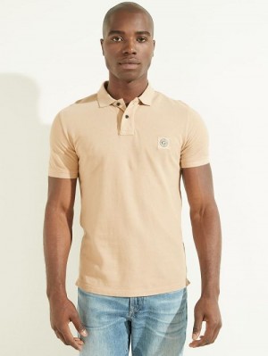 Guess Washed Polo Beige | GUESS-SN31113