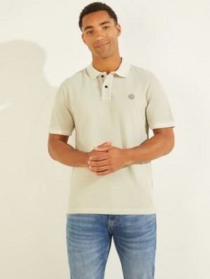 Guess Washed Polo Grijs | GUESS-SN31108