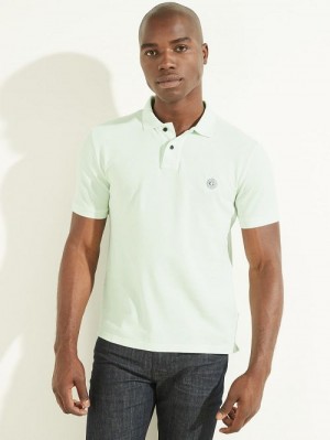 Guess Washed Polo Grijs | GUESS-SN31124