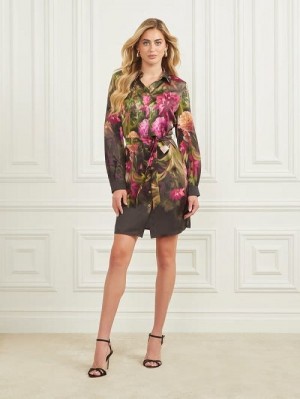 Guess Wildwood Shirtdress Multi | GUESS-SN26977