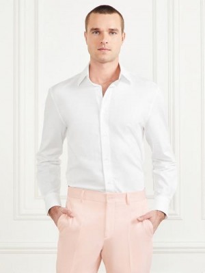 Guess William Shirt Wit | GUESS-SN31175