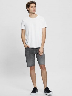 Guess Wyatt Denim Shorts Zwart | GUESS-SN31369