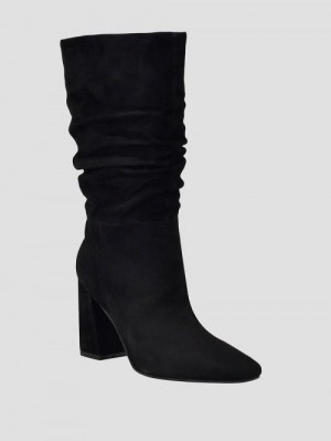 Guess Yeppy Suede Slouch Booties Zwart | GUESS-SN29916