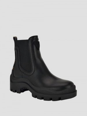 Guess Yesses Signature Chelsea Booties Zwart | GUESS-SN29937