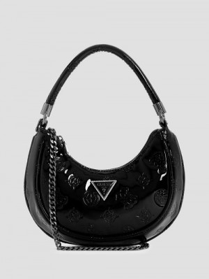 Guess Zalina Small Hobo Zwart | GUESS-SN28667