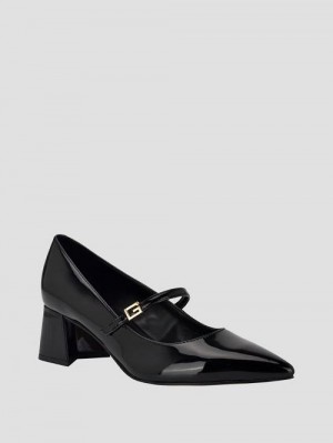Guess Zands Block Heels Zwart | GUESS-SN29869