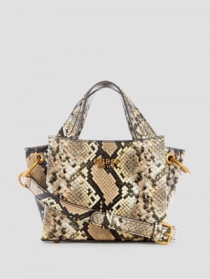 Guess Zed Python Mini Girlfriend Crossbody Multi | GUESS-SN28660