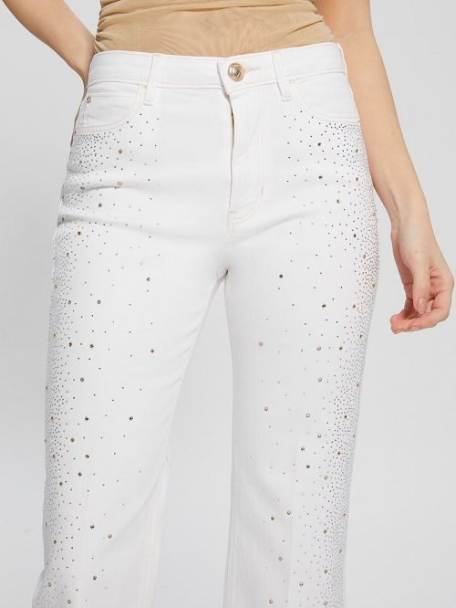 Guess 1981 Kick Flare Jeans Wit | GUESS-SN26514