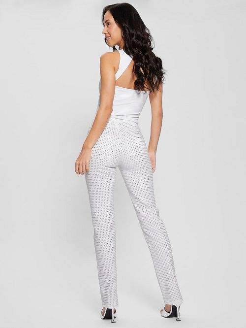 Guess 1981 Rhinestone Straight Jeans Multi | GUESS-SN26501