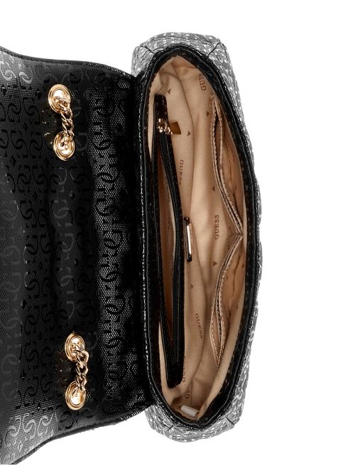 Guess Adelard Convertible Crossbody Zwart | GUESS-SN29090
