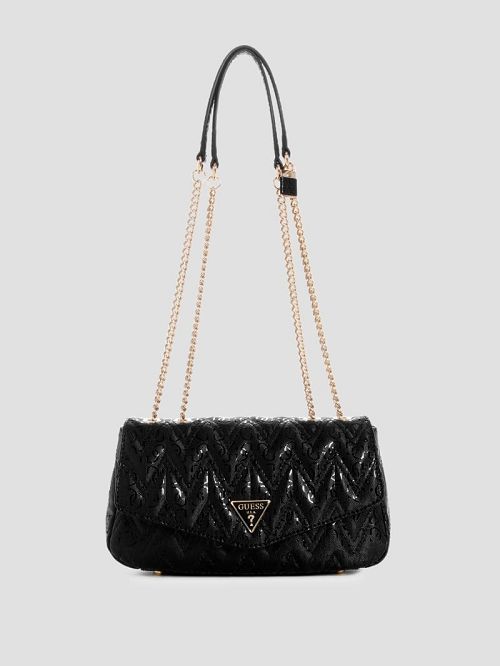 Guess Adelard Convertible Crossbody Zwart | GUESS-SN29090