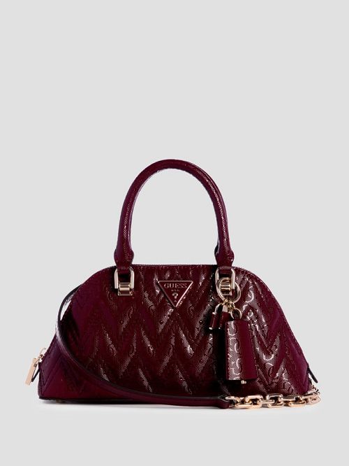 Guess Adelard Dome Satchel Rood | GUESS-SN29260