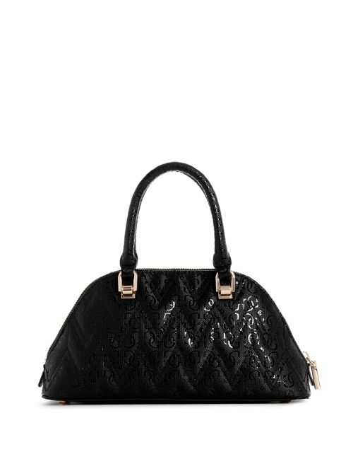 Guess Adelard Dome Satchel Zwart | GUESS-SN29261