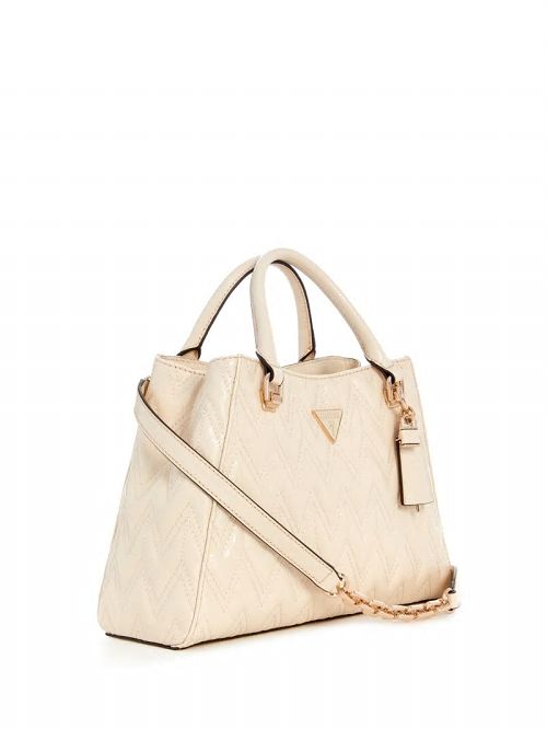 Guess Adelard Girlfriend Satchel Wit | GUESS-SN29262