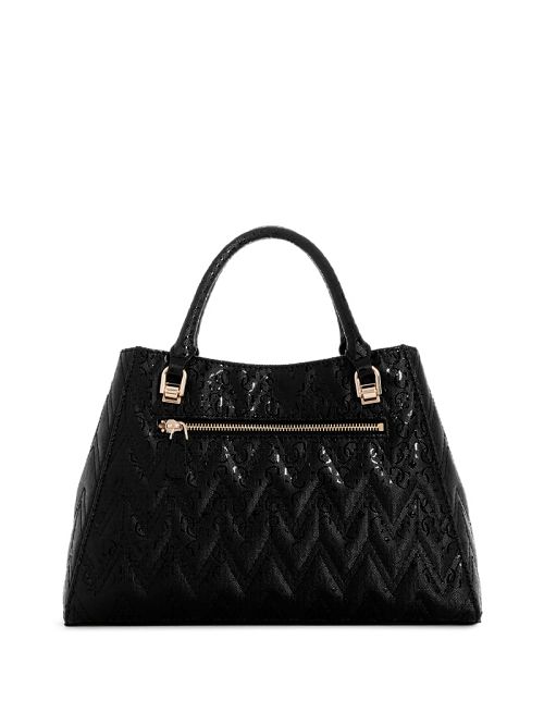 Guess Adelard Girlfriend Satchel Zwart | GUESS-SN28842