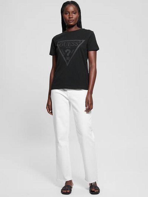 Guess Adele Tee Zwart | GUESS-SN28409