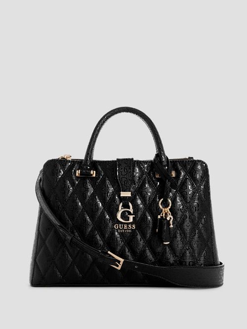 Guess Adi Society Satchel Zwart | GUESS-SN28752