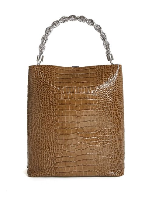 Guess Aida Croc Hobo Bag Groen | GUESS-SN29377
