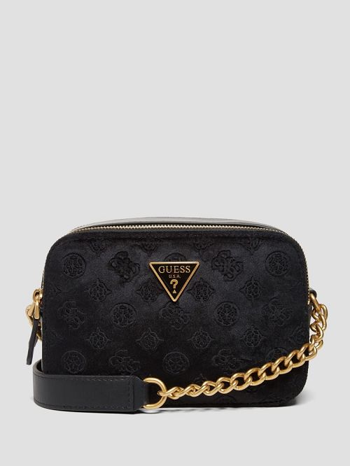 Guess Ales Camera Bag Zwart | GUESS-SN28904