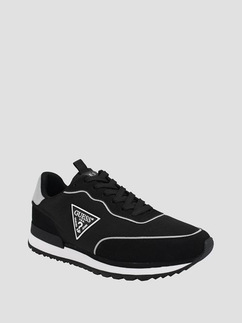 Guess Aley Logo Sneakers Zwart | GUESS-SN31872