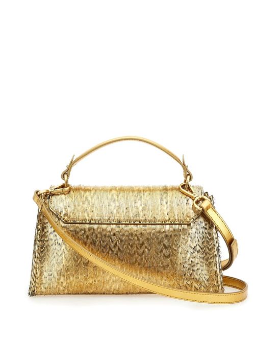 Guess Alia Textured Satchel Goud | GUESS-SN29291