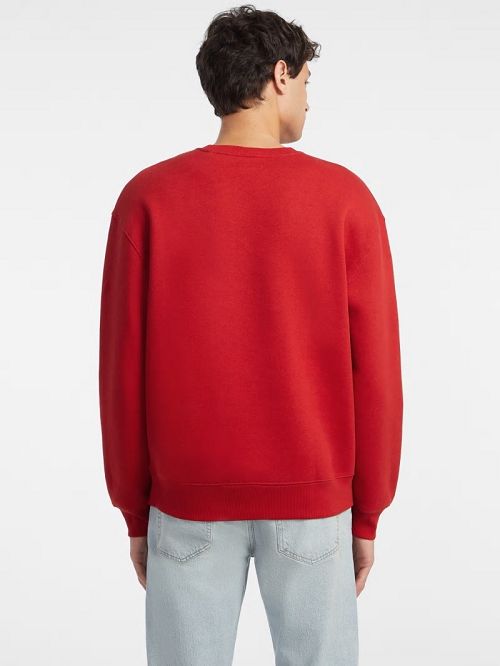 Guess American Tradition Crewneck Sweatshirt Rood | GUESS-SN30955