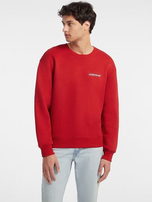 Guess American Tradition Crewneck Sweatshirt Rood | GUESS-SN30955