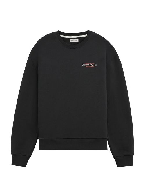 Guess American Tradition Crewneck Sweatshirt Zwart | GUESS-SN30980