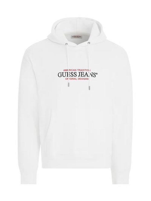 Guess American Tradition Hoodie Wit | GUESS-SN30959