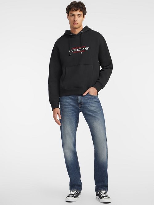 Guess American Tradition Hoodie Zwart | GUESS-SN31488