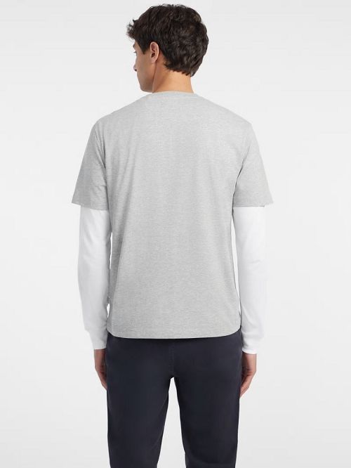 Guess American Tradition Tee Grijs | GUESS-SN30507