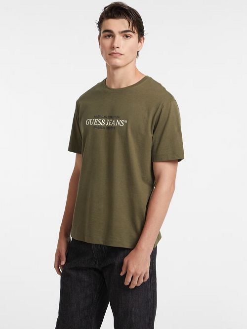 Guess American Tradition Tee Groen | GUESS-SN30574