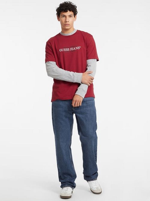 Guess American Tradition Tee Rood | GUESS-SN30633