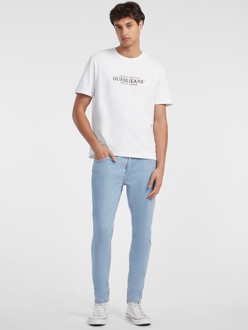 Guess American Tradition Tee Wit | GUESS-SN30588