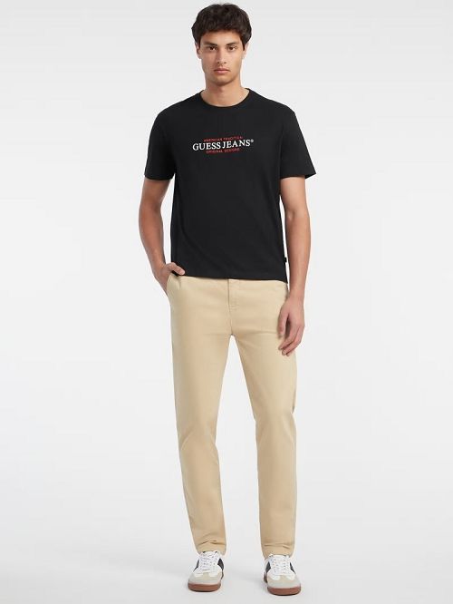 Guess American Tradition Tee Zwart | GUESS-SN30508