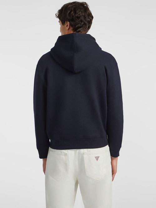 Guess American Tradition Zip-Up Hoodie Blauw | GUESS-SN31497