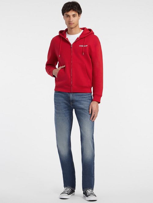 Guess American Tradition Zip-Up Hoodie Rood | GUESS-SN31528