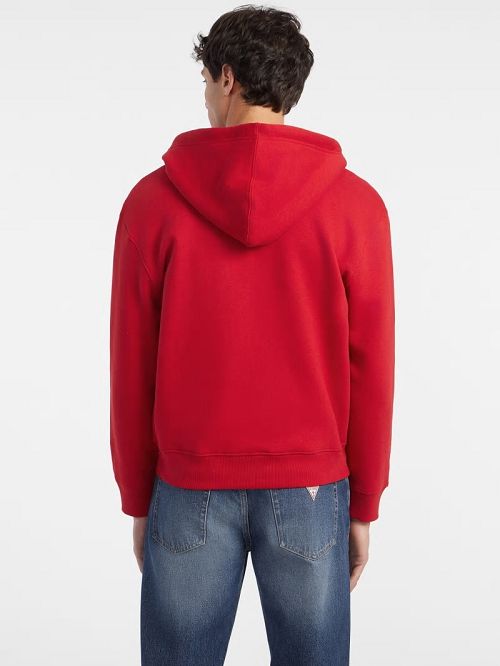 Guess American Tradition Zip-Up Hoodie Rood | GUESS-SN31528