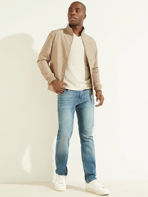 Guess Amos Flight Jacket Beige | GUESS-SN30724
