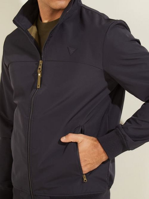 Guess Amos Flight Jacket Blauw | GUESS-SN30737