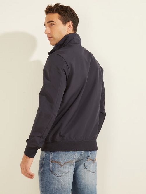 Guess Amos Flight Jacket Blauw | GUESS-SN30737