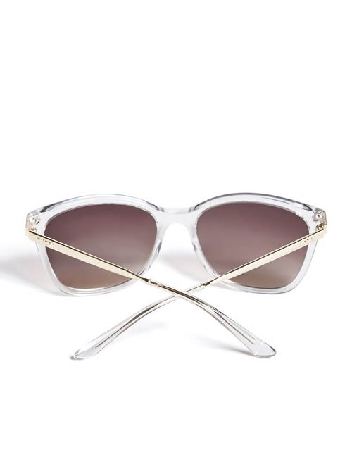 Guess Amy Lucite Square Sunglasses Wit | GUESS-SN30058